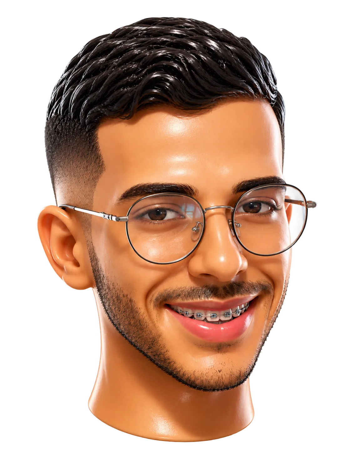 3D portrait of Abdelrahman
